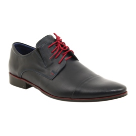 Olivier Scarpe da uomo in pelle 286 blu navy 1