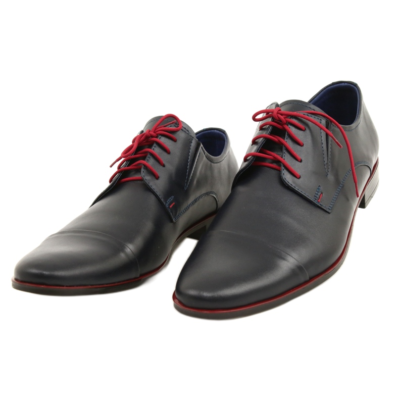 Olivier Scarpe da uomo in pelle 286 blu navy 2