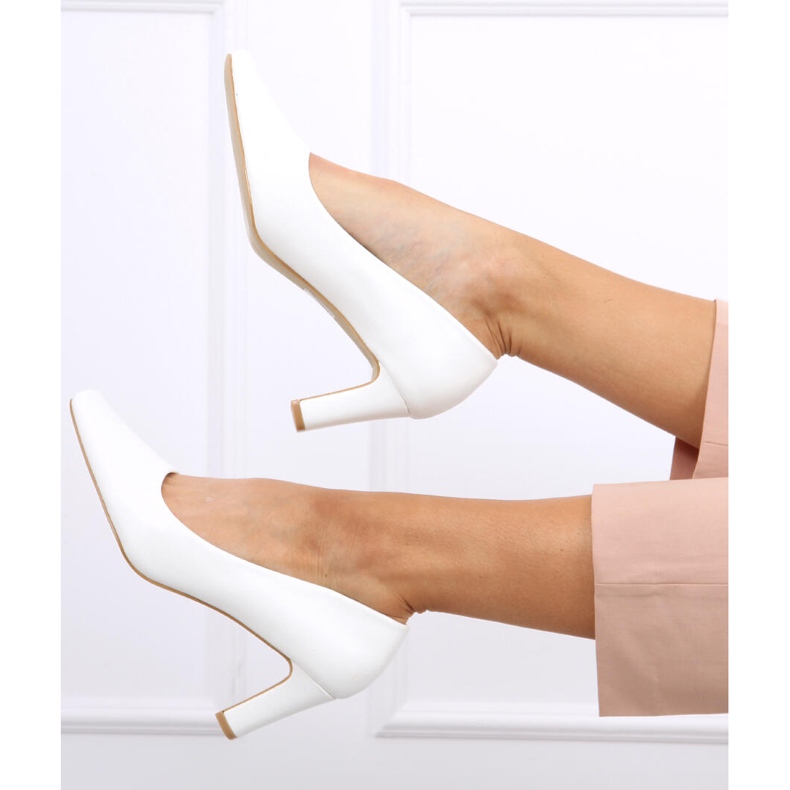 Décolleté sul palo Ester White bianca 1