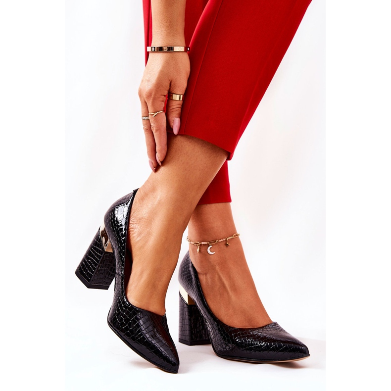 Lewski Shoes Décolleté in pelle Lewski Snake 3117 Nero 1