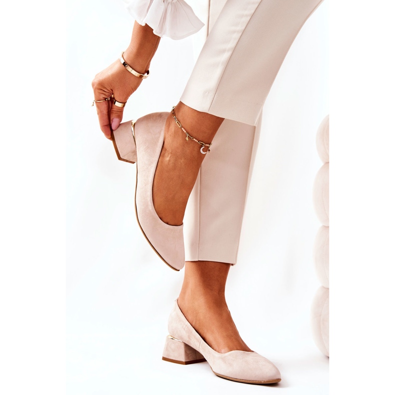 Lewski Shoes Décolleté in camoscio Lewski 3118 Beige 2