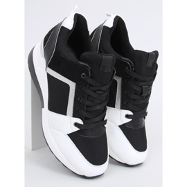 Sneakers nere con zeppa Diego nero 1
