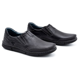 Polbut Scarpe slip-on da uomo J51 grigie nero grigio 2