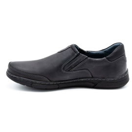 Polbut Scarpe slip-on da uomo J51 grigie nero grigio 1