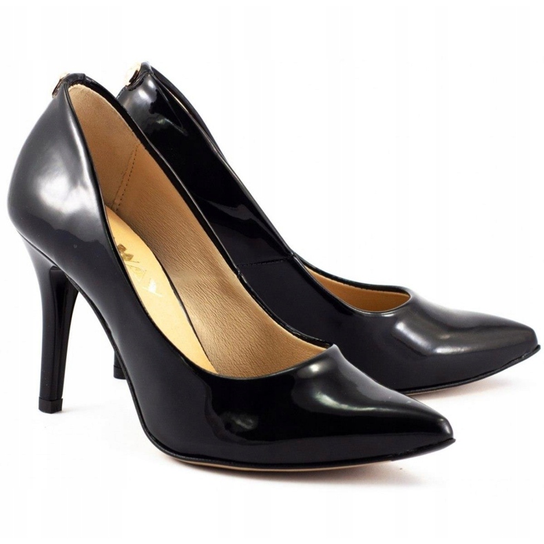 Saway Tacchi alti da donna 2333 vernice nera nero 2