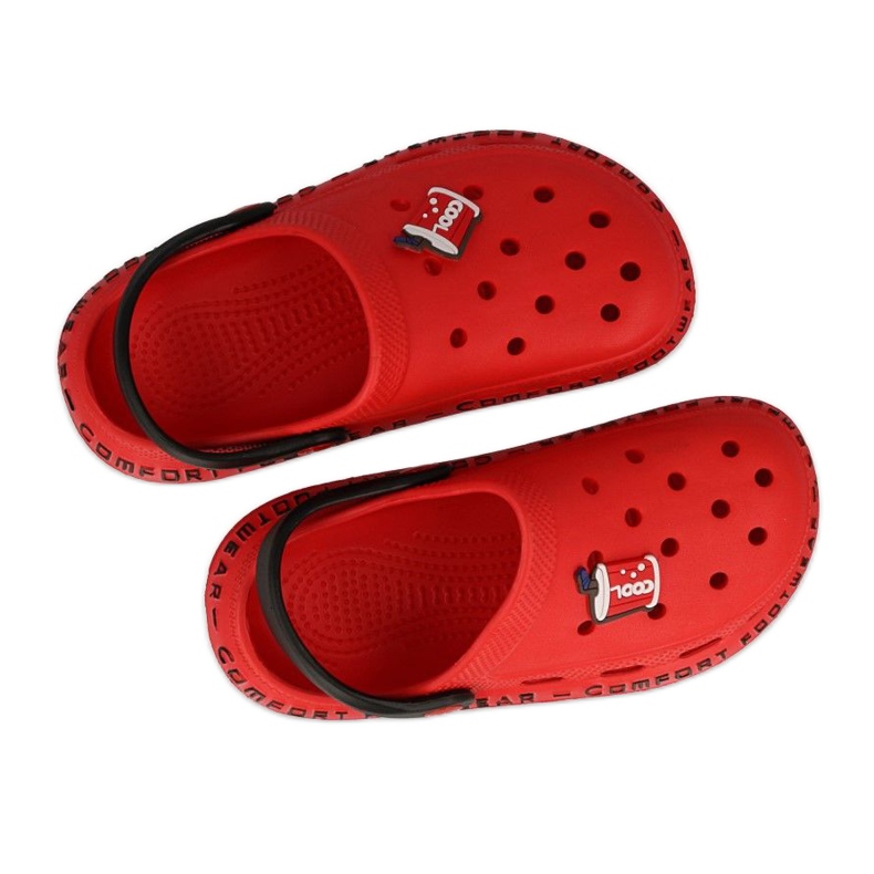 Pantofole in schiuma per bambini Befado - rosse 159Y102 rosso 3