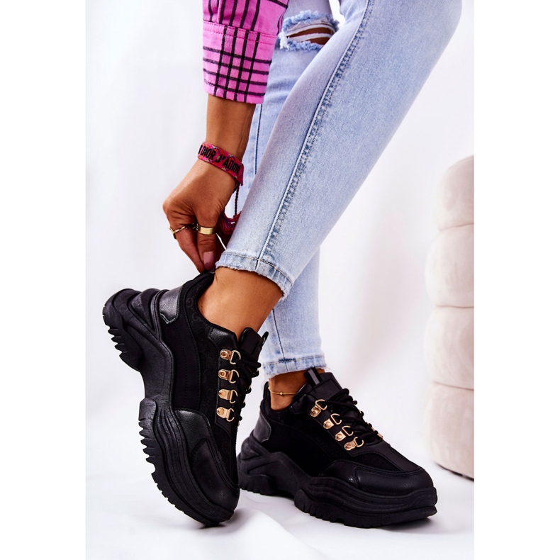 PM1 Scarpe sportive sulla piattaforma Flynn nera nero 2