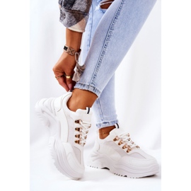 PM1 Scarpe sportive sulla piattaforma Flynn bianca bianco 2