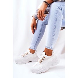 PM1 Scarpe sportive sulla piattaforma Flynn bianca bianco 1