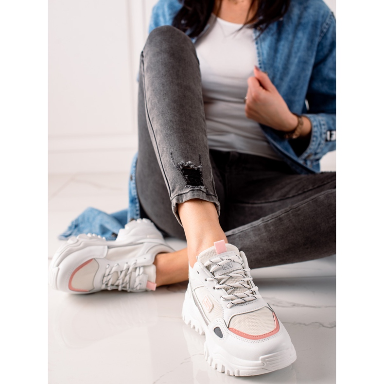 Evento Sneakers bianche alla moda bianco grigio 1