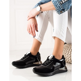 Sneakers scintillanti VINCEZA nero 1