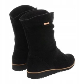 Olivier Stivali in pelle Emi Black nero 3