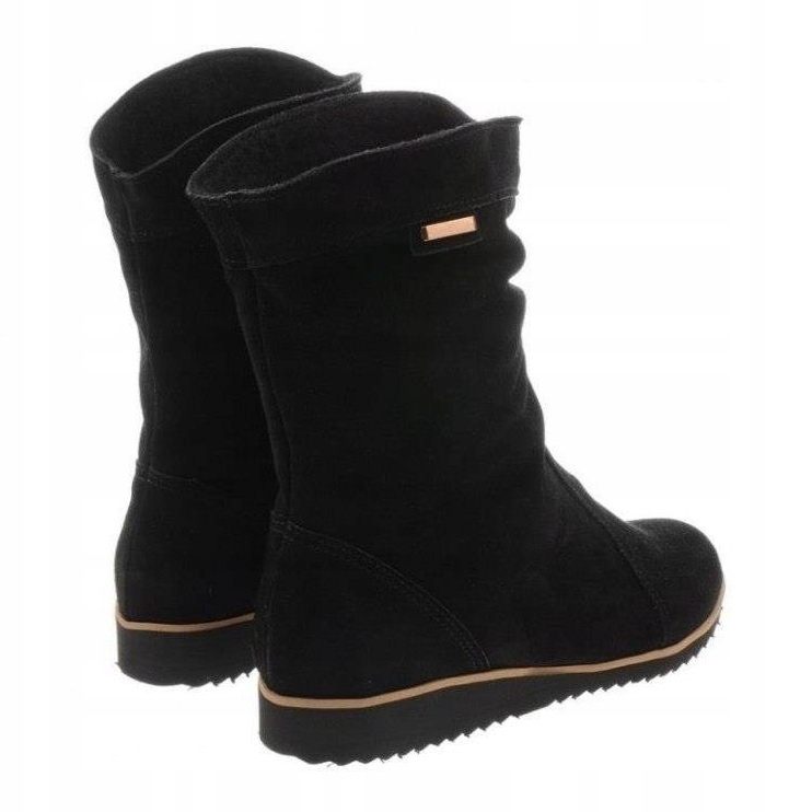 Olivier Stivali in pelle Emi Black nero 3
