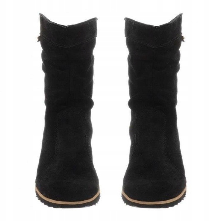 Olivier Stivali in pelle Emi Black nero 4