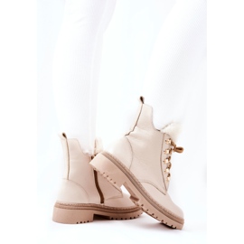 PF1 Stivaletti In Pelle Beige Khaleni 2