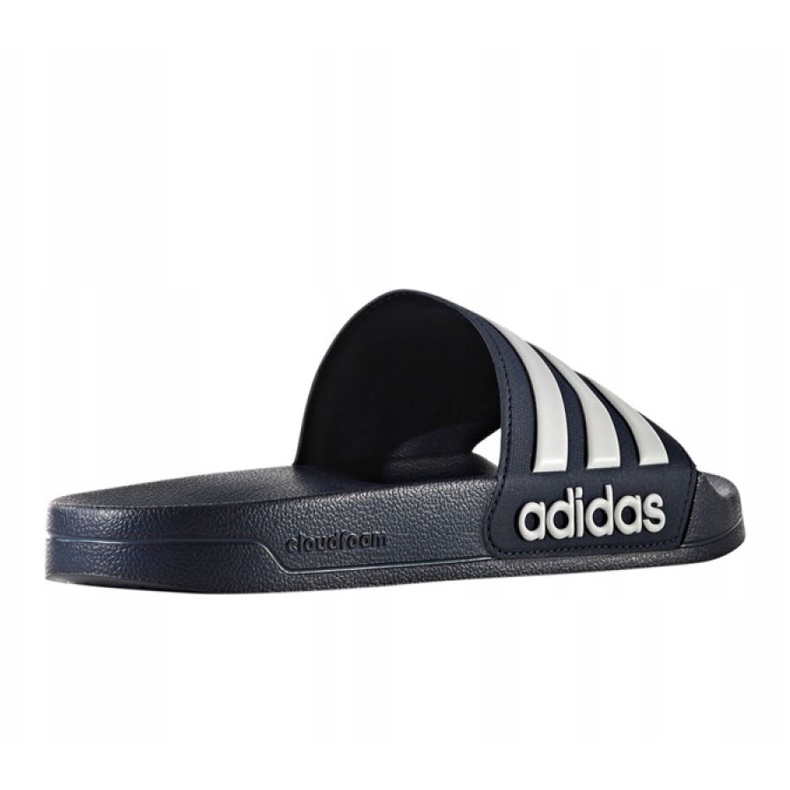 Adidas Adilette Doccia AQ1703 pantofole bianco blu navy 3