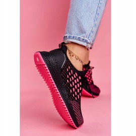 Scarpe Sportive Donna Sneakers Big Star Nero Fucsia FF274964 rosa 3