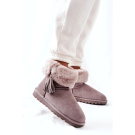 Fottuto da donna isolato con frange grigie grigio 3