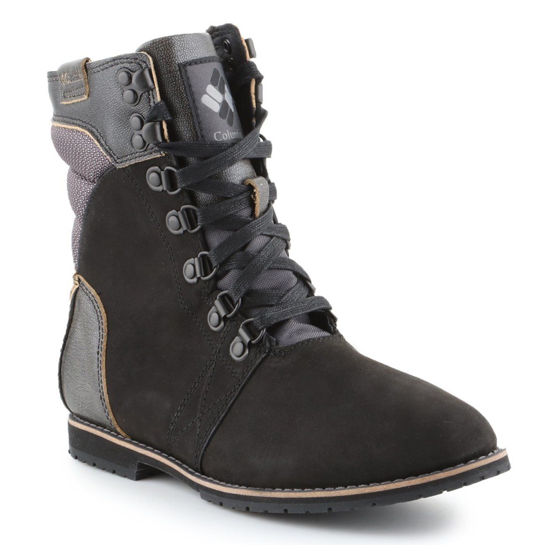 Stivali da donna Columbia Twantherd Ave WP Mid BL2769-010 Nero 3