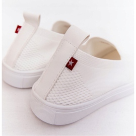 Sneakers Slip-On Big Star HH374105 per bambini bianche bianco 4