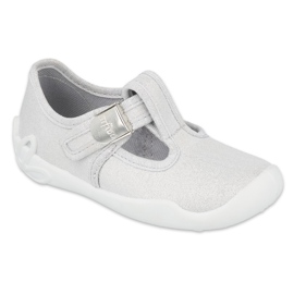 Scarpe per bambini Befado argento bianco 115X001 grigio 4