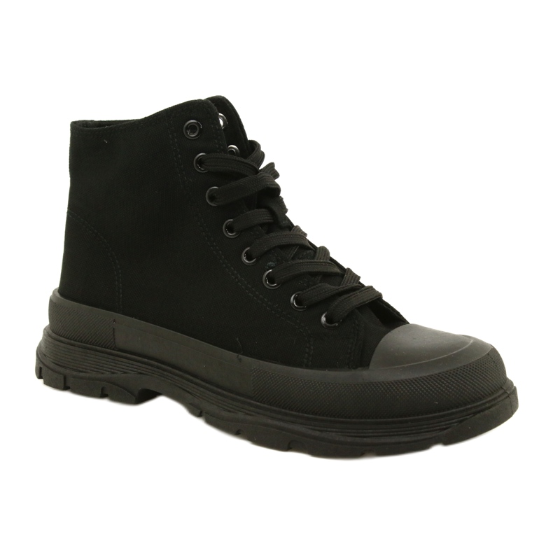 News Sneakers Alte Nere su Platform 21SP02-1050 nero 1