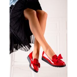 La.Fi Scarpe laccate con fiocco rosso 1