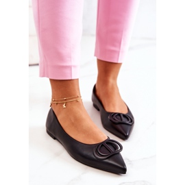 PS1 Ballerine In Pelle In Spitz Black Rachelle nero 1