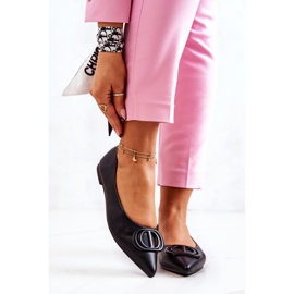 PS1 Ballerine In Pelle In Spitz Black Rachelle nero 2