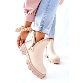 FI1 Stivaletti Donna Con Ritagli Beige Rhythm 1
