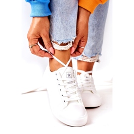 News Sneakers da donna Bianche 21SP02-1200 bianco 3