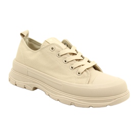 News Sneaker da donna sulla piattaforma 21SP02-1400 beige 1