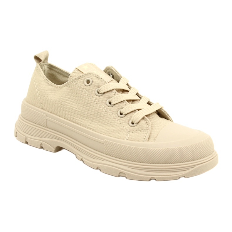 News Sneaker da donna sulla piattaforma 21SP02-1400 beige 1