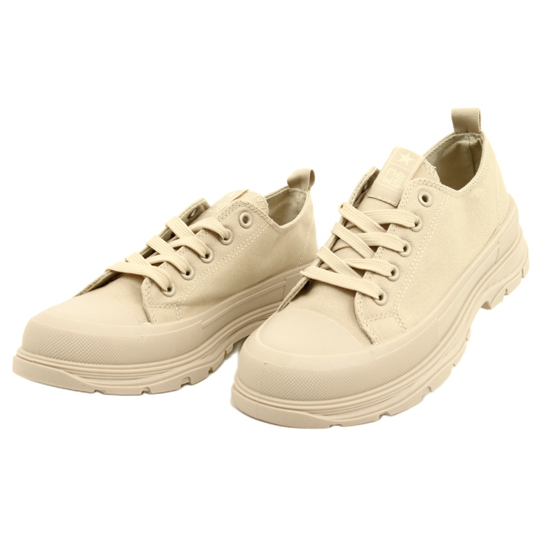 News Sneaker da donna sulla piattaforma 21SP02-1400 beige 3