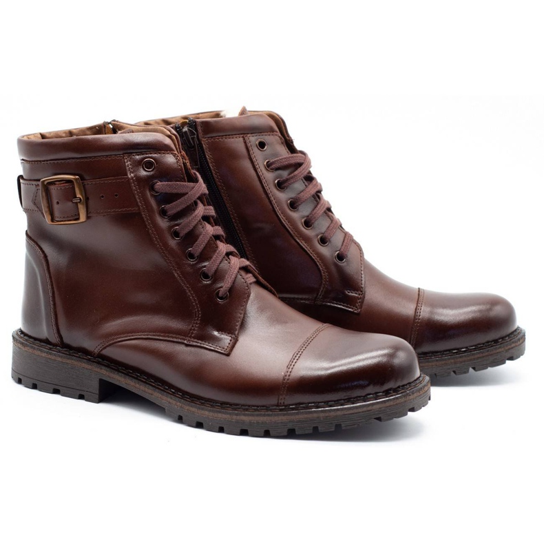 Olivier Doposci da uomo 910MP marrone scuro 2