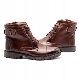 Olivier Doposci da uomo 910MP marrone scuro 3