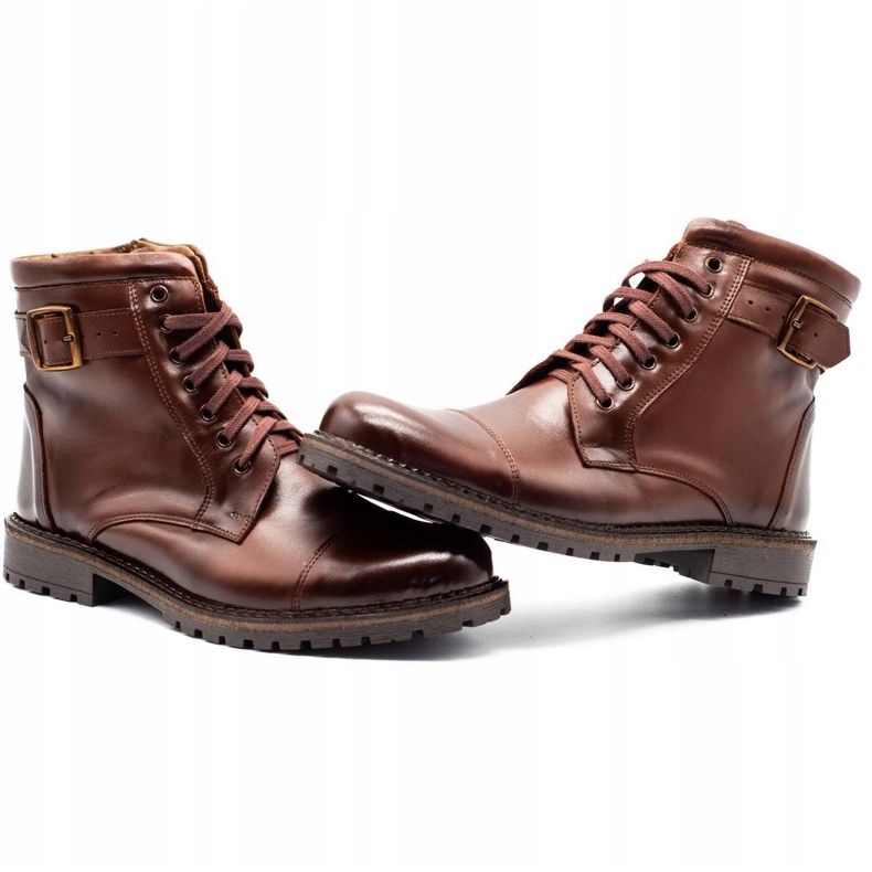 Olivier Doposci da uomo 910MP marrone scuro 4