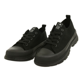 News Sneaker da donna sulla piattaforma nera 21SP02-1400 nero 3