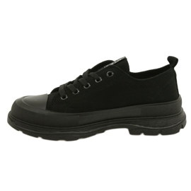 News Sneaker da donna sulla piattaforma nera 21SP02-1400 nero 2
