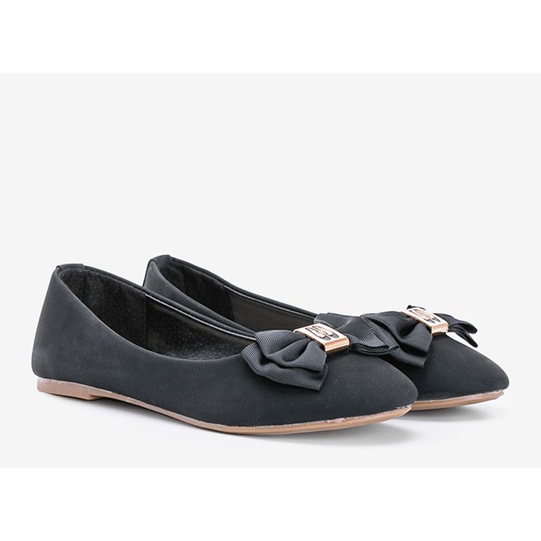 Ballerine nere della Sixth Avenue nero 1