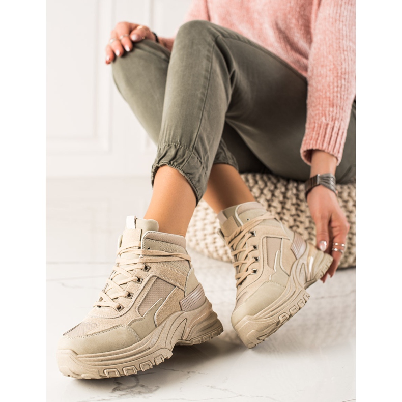 Sweet Shoes Scarpe da ginnastica sportive beige 1