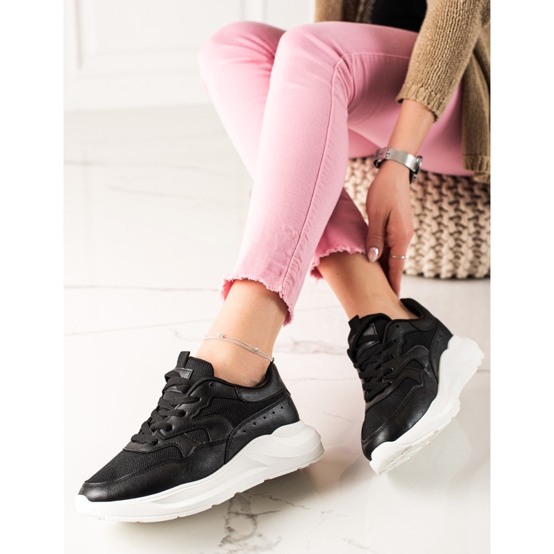 TRENDI Sneakers Nere Classiche nero 1