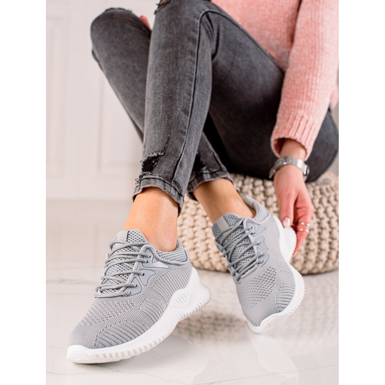 TRENDI Scarpe sportive Sneakers grigio 1