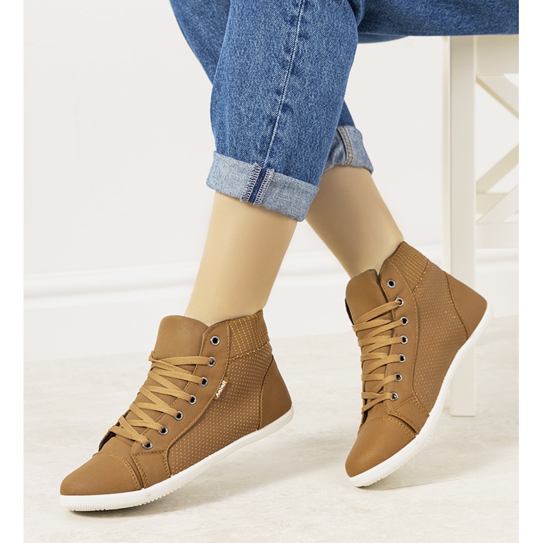 Sneakers Chartier marroni alla caviglia marrone 1