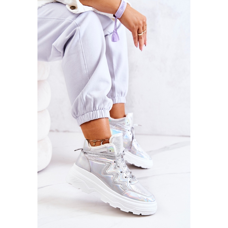 Sport Scarpe isolanti argento Joenne d'argento 1