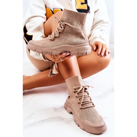 FM1 Calzature per calzini sportivi Kimberly beige 1