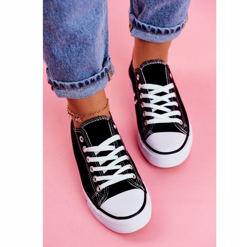 PS1 Sneakers Omerta Nere con Suola Bianca bianco nero 3