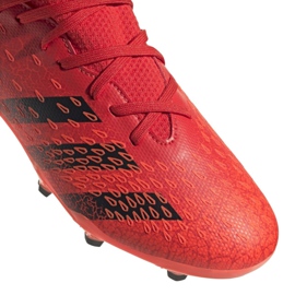 Scarpe da calcio Adidas Predator Freak.3 Fg Jr FY6282 arance e rosse 3