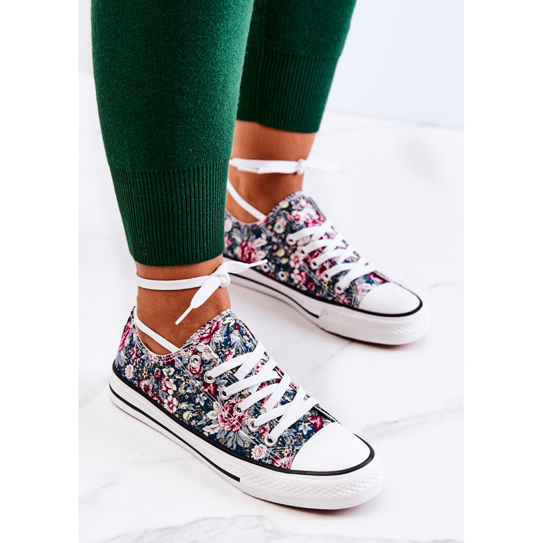 FS2 Sneakers Basse Con Fiori Desiree Verdi verde 2