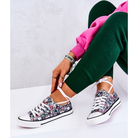 FS2 Sneakers Basse Con Fiori Desiree Verdi verde 1